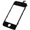 APPLE RICAMBIO VETRO ESTERNO+TOUCH SCREEN per APPLE IPHONE 4S +FRAME DISPLAY LCD COVER