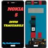 NOKIA P1 DISPLAY LCD+TOUCH SCREEN NOKIA per 5, N5 TA-1024 TA-1027 1044 1054 NERO VETRO