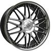 Keskin Tuning - KT4 10jx22 5/112 + 5/130 ET50 71.6 Nero Fronte PSL
