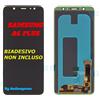 SAMSUNG DISPLAY LCD+TOUCH SCREEN OLED =ORIGINALE SAMSUNG GALAXY A6 PLUS SM-A605 VETRO