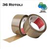 Rotoli nastro adesivo per imballaggio scotch silenzioso avana 36 da 50 x 66 132