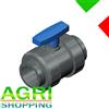 Saracinesca in PVC 1" 1/4 PN16 Filettata F/F Doppia Ghiera ITALIA