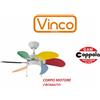 VENTILATORE DA SOFFITTO VINCO 70928 6 PALE 3 VELOCITA' 1 LUCE COMANDO CATENA