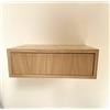 Comodino Pensile Sospeso un cassetto in Legno Elegante Design Moderno Minimal