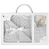 Interbaby Amazon - Coperta bambino modello Bubles grigio con Dou dou