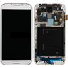 SAMSUNG DISPLAY TOUCH SCREEN per SAMSUNG GALAXY S4 GT i9505 +FRAME COVER SCHERMO BIANCO
