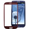AS VETRO BORDEAUX SAMSUNG GALAXY S3 GT i9300 NO DISPLAY NO TOUCHSCREEN RED ROSSO