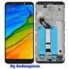 XIAOMI DISPLAY LCD TOUCH SCREEN FRAME per XIAOMI REDMI 5 PLUS VETRO BIANCO NERO MEG7