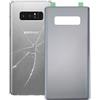 SAMSUNG COVER BATTERIA +COLLA POSTERIORE per SAMSUNG GALAXY NOTE 8 SM-N950F SILVER VETRO