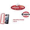 Cellularline PELLICOLA PROTETTIVA PER IPHONE 5 & 5S 5C CELLULARLINE CON APPLICATORE EASY