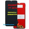 HUAWEI DISPLAY LCD+ TOUCH SCREEN per HUAWEI Y7 2019 DUB-LX2 DUB-L22 NERO VETRO SCHERMO