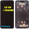 LG DISPLAY+ TOUCH SCREEN+FRAME COVER SCHERMO LG per G6 H870 OPTIMUS NERO BLACK LCD