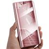 AUDIOSYSTEM COVER CLEAR VIEW CASE HUAWEI P20 PRO CLT-L09 L29 SPECCHIO FLIP CUSTODIA SMART