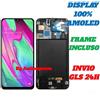 SAMSUNG DISPLAY +TOUCH SCREEN FRAME OLED =ORIGINALE SAMSUNG GALAXY A50 SM-A505 SCHERMO