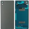 SONY COVER POSTERIORE BACK +BIADESIVO SONY XPERIA X F5121 F5122 VETRO BATTERIA NERO