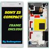 SONY DISPLAY+TOUCH SCREEN FRAME COVER SONY XPERIA Z5 COMPACT MINI E5803 E5823 BIANCO