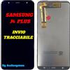 SAMSUNG DISPLAY LCD+TOUCH SCREEN per SAMSUNG GALAXY J6+ PLUS SM-J610 NERO VETRO SCHERMO