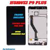 HUAWEI DISPLAY LCD + TOUCH SCREEN+ FRAME per HUAWEI P9 PLUS VIE-L09 NERO VETRO SCHERMO