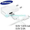 SAMSUNG CARICABATTERIE SAMSUNG ORIGINALE EP-TA50 FAST CHARGING GALAXY TAB S2 T800 T805