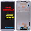LG DISPLAY+ TOUCH SCREEN+FRAME COVER LG G6 H870 OPTIMUS SILVER GRIGIO SCHERMO NERO