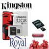 Kingston Scheda Kingston 32GB micro SD SDHC microSD C4 Flash Card Adattatore OFFERTA