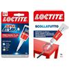 Loctite Super Attak Precision, Colla liquida trasparente, Colla universale istantanea multimateriale, 1 x 8 g + Loctite Scolla Tutto, rimuovi colla in tubetto per tutte le superfici, 1x5g