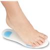 Soles Solette In Silicone per Scarpe, Supporto Ortopedico per Camminare, Correre e Fitness, Design Morbido, Confortevole, Ipoallergenico, Trasparente, Xs/33-34, 2 Unità