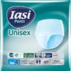 IASI Pants UNISEX Alta Protezione, 10 Mutande Assorbenti monouso, Assorbenza EXTRA, Taglia XL, 10 Unità