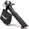 Briggs & Stratton Sprint 1697307 18LBV Dual Soffiatore/Aspiratore 18V/36V a Batterie agli Ioni di Litio, Senza Filo, Velocità dell'Aria 247 km/h, Motore Brushless, Sacco Morbido da 45L, solo Corpo Macchina