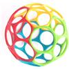 Bright Starts, Oball Classic, Palla Morbido e Flessibile Facile da Maneggiare, Giocattolo di attività Sensoriale per Bambini di Tutte Le età, Multicolore