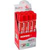 Kores - Glufix: Colla Liquida Trasparente, Anti-Goccia, Non Tossica e Ideale per Lavori a Casa e in Ufficio, Confezione da 12 x 50 ml