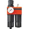 AIR SYSTEM REGOLATORE PRESSIONE 3/8 GRUPPO LUBRIFICATORE ANTOCONDENSA PER COMPRESSORE OLIVE