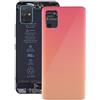 SAMSUNG COVER BACK VETRO POSTERIORE PER SAMSUNG GALAXY A51 5G SM-A516 ROSA ARANCIONE