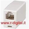 r2digital Aglow.it Accoppiatore Modulare Rj11 F/F 6p4c, Femmina Femmina per Modem Router F