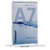 VITAdisplays 10 pezzi supporto pubblicitario come supporto a T, supporto a T in formato DIN A7 verticale, supporto da tavolo trasparente in PLEXIGLAS originale