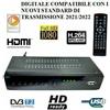 DECODER RICEVITORE DIGITALE TERRESTRE DVB-T3 TV SCART HDMI 1080P REG PVR HD 999