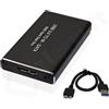 Aglow.it Box SSD mSata Hard Disk Usb 3.0 U3-MSATA, M-SATA Non necessita di driver, con su