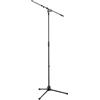 Konig & Meyer 21090-300-55 Asta microfonica giraffa compatta gambe lunghe, Nero