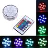 Zika Store Luce per Acquario Tonda 10 LED RGB Impermeabile Con Telecomando 16 Colorazioni