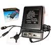 aglow.it Alimentatore AC DC 1000mAh 18W TW-003, 1.5V 3V 4.5V 6V 7.5V 9V 12V TRASFORMATORE