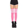 Leg Avenue - Taglia unica nero/blu royal autoreggenti in Nylon con Strisce