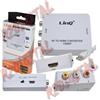 Linq CONVERTITORE ADATTATORE HDV-630 DA AV A HDMI AUDIO VIDEO DIGITALE ANALOGICO con