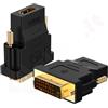 Aglow.it Adattatore Hdmi to Dvi DVI-HDF, CONVERTITORE da DVI MASCHIO ad HDMI FEMMINA M/F