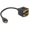 Aglow.it Adattatore Hdmi to doppio Dvi H2DVI, CAVO DOPPIATORE da HDMI MASCHIO a