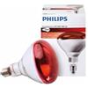 PHILIPS Lampada Infrarossi PHILIPS Pulcini Rettili Suini 150W E27 Luce Rossa Riflettore