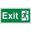 VSafety 21009AY-S'Final Exit Man Right' - Segnale orizzontale, 300 x 150 mm, confezione da 3