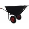 CARRIOLA BIG 2 RUOTE CON VASCA IN PLASTICA DA 240 LT NERA PER AGRICOLTURA 678480