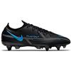 Nike Phantom Gt2 Elite SG-PRO AC, Soft-Ground Soccer Cleats Unisex-Adulto, Black/Black-Iron Grey, 41 EU