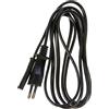 Electraline 95508 Cavo Alimentazione Standard PC EU a C7, Cavo di Rete PC IEC a C7 1.8 M, H03VVH2-F 2x0.75, 250V, Maschio/Femmina, Nero