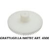 Ingranaggio di ricambio in nylon rinforzato per Grattugella Imetec art. 4300